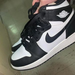Nike Air Jordan 1 High Og Black+White 5y